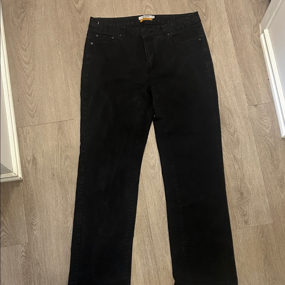 American Eagle Outfitters Black Straight Leg Jeans
